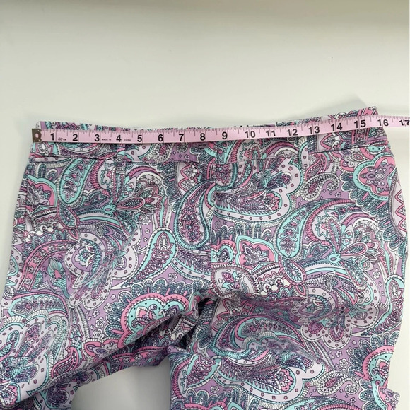 Talbots NWT Paisley Capri Skimmer Pants Size 10 Petite - Picture 6 of 11